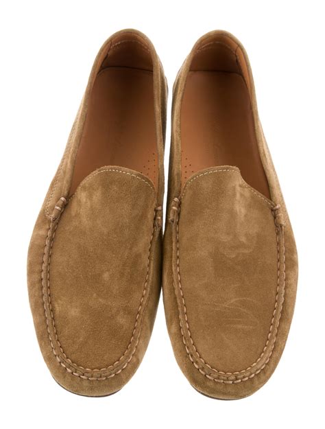 men's suede driving moccasins